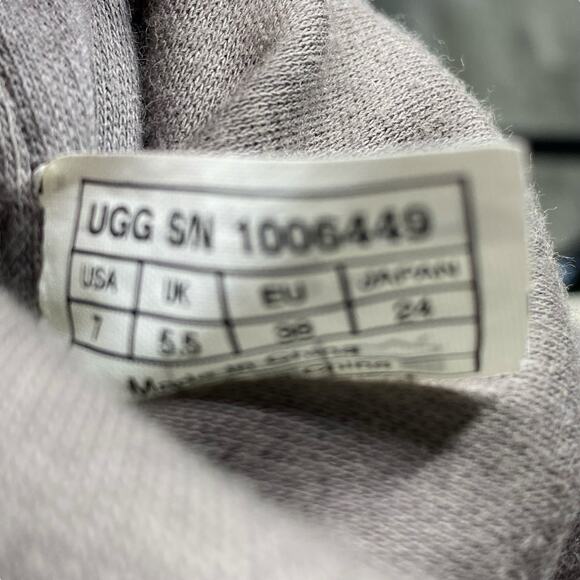 UGG Women's Cardy Gray Metallic Pull On Winter Boot Size US 7 - Picture 10 of 10